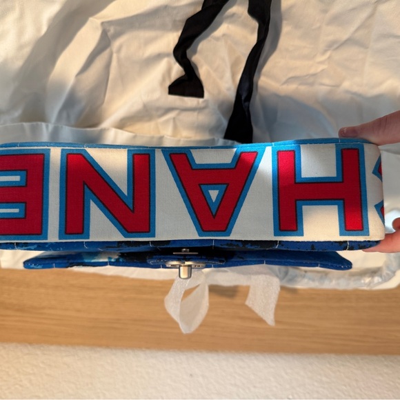 Chanel Vintage Surfline Flap Bag - Picture 15 of 15